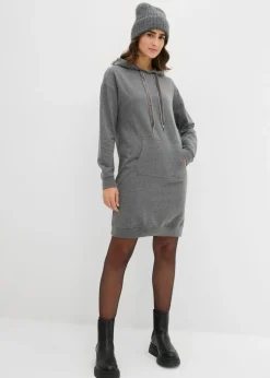 Vestido tipo sudadera de algodón puro
