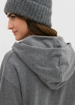 Vestido tipo sudadera de algodón puro