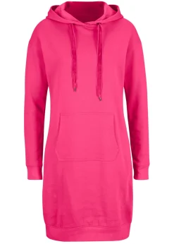 Vestido tipo sudadera de algodón puro