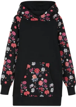 Vestido tipo sudadera de algodón puro