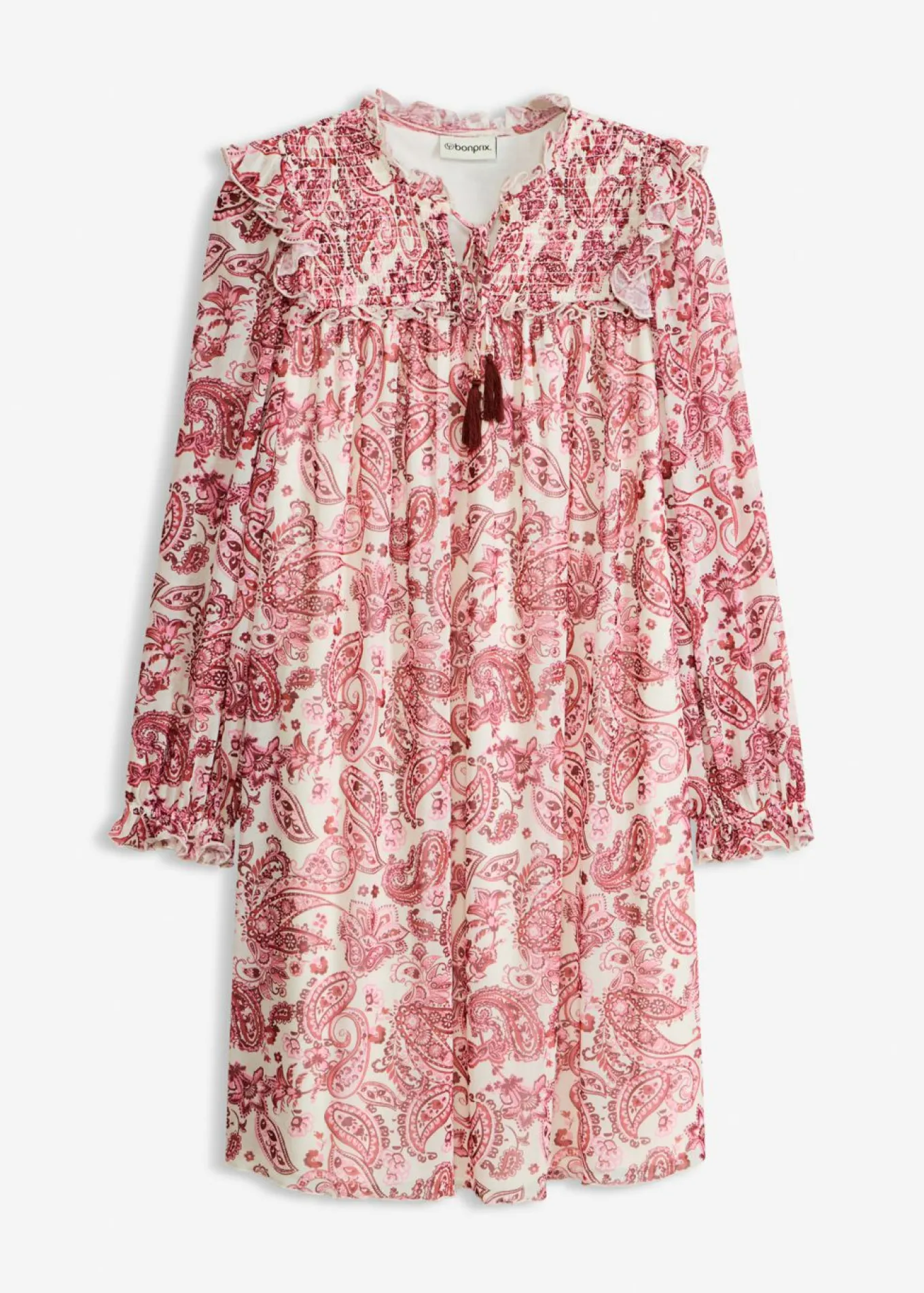 Vestido tipo túnica de malla suave
