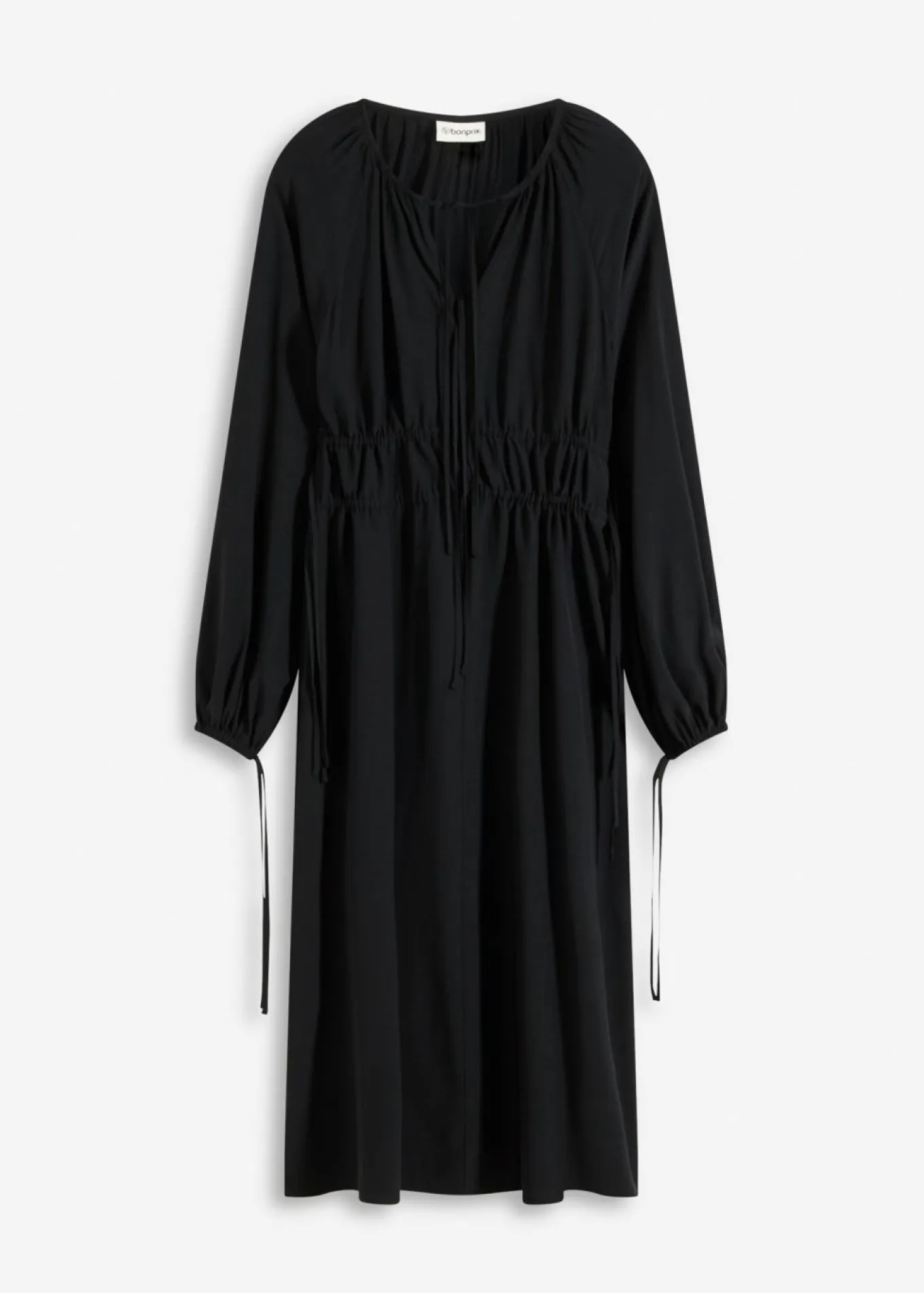 Vestido tipo túnica de mezcla de viscosa fluida