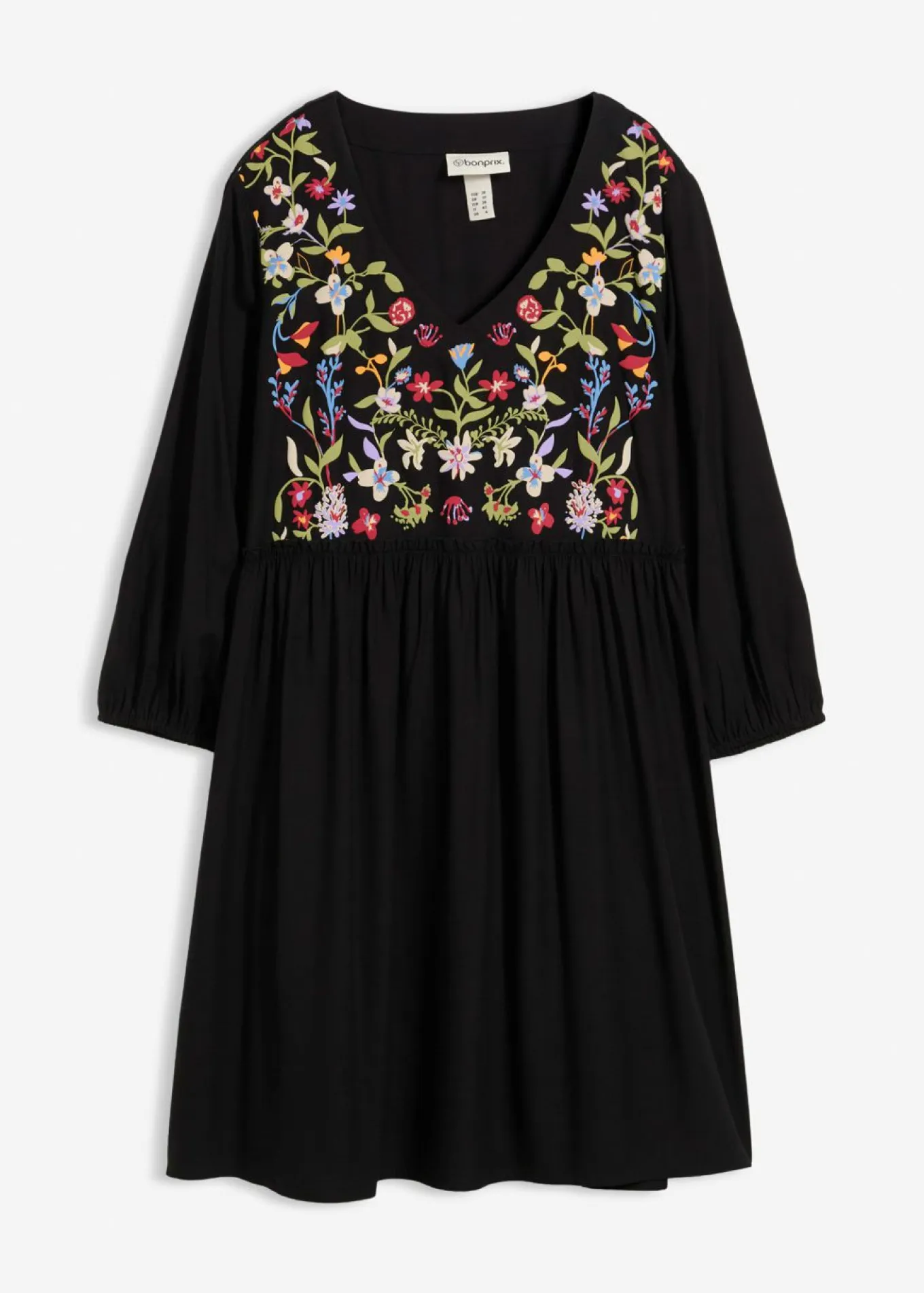 Vestido tipo túnica de viscosa fluida