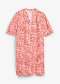 Vestido tipo túnica de viscosa fluida