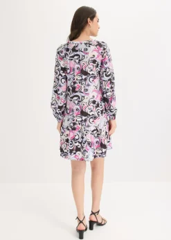 Vestido tipo túnica de viscosa fluida