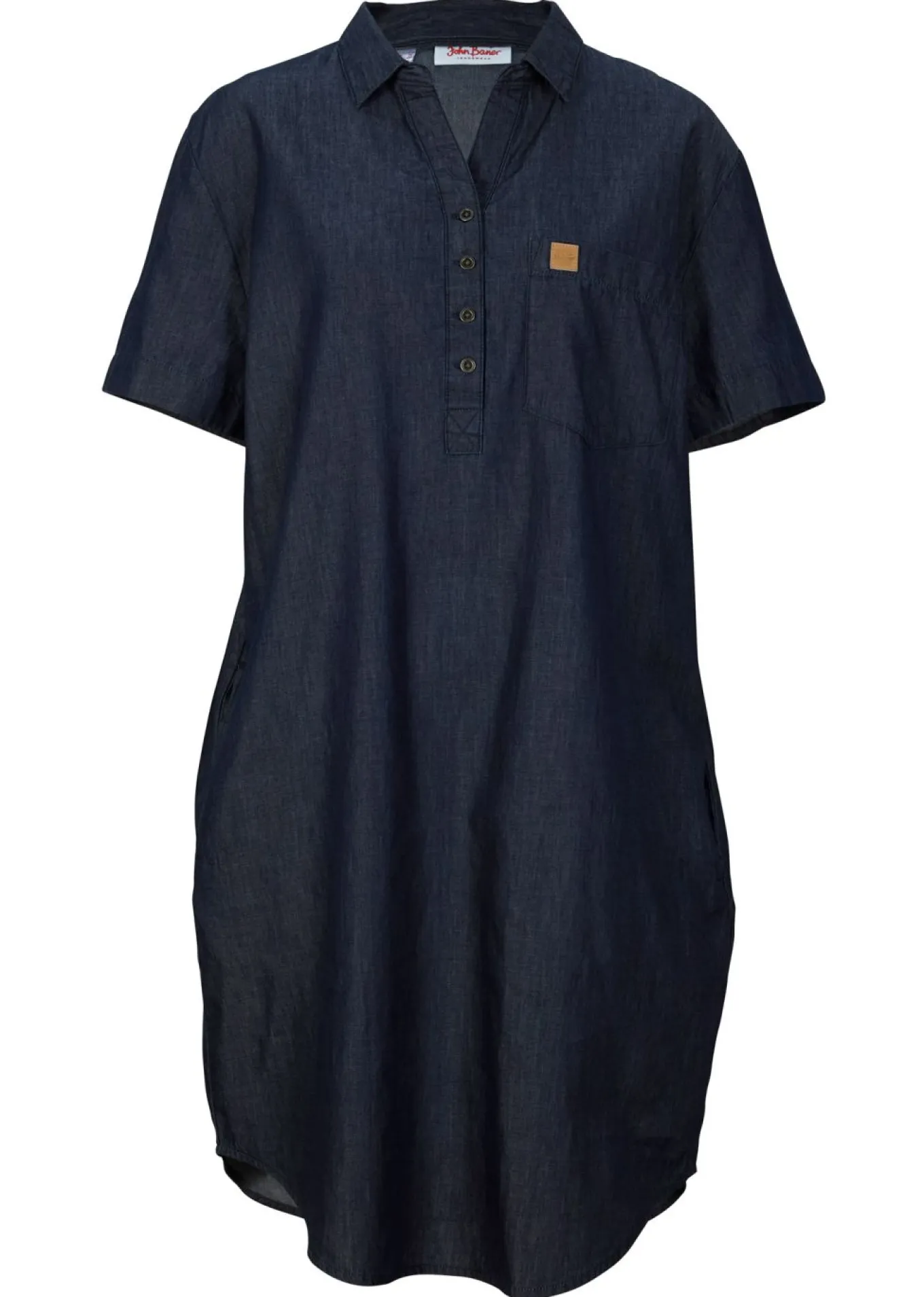 Vestido vaquero de manga corta