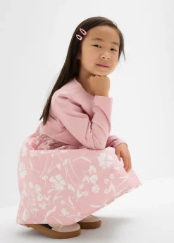 Vestido y bolero de algodón puro (conjunto de 2 piezas)