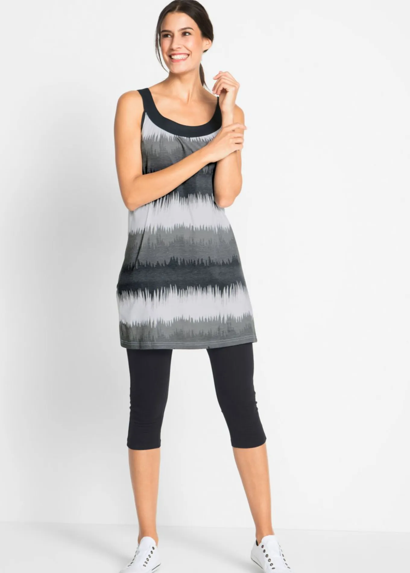 Vestido y leggings capri (2 piezas)