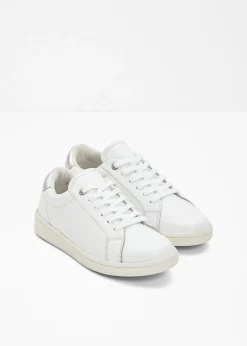 Zapatillas de piel
