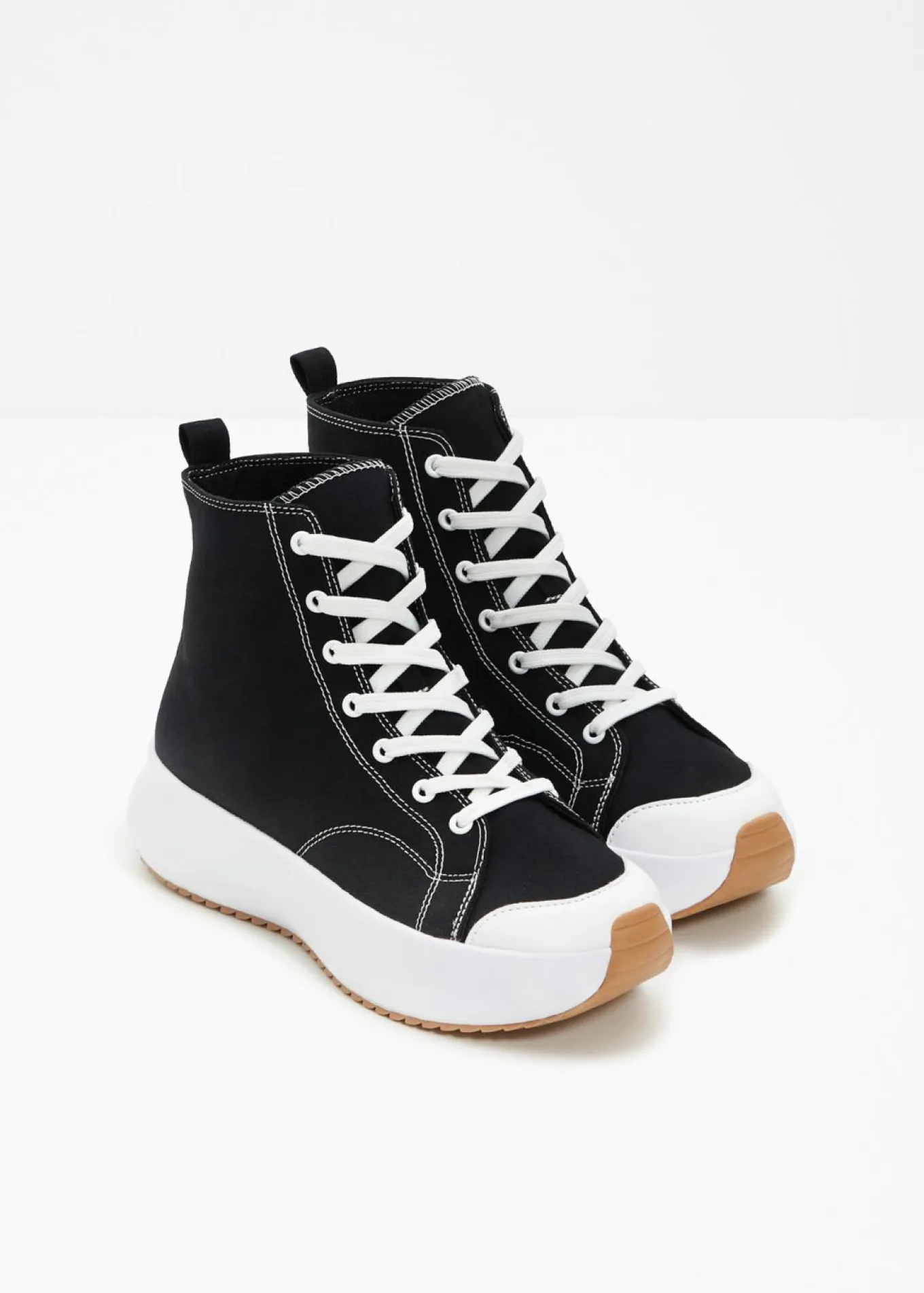 Zapatillas deportivas altas con plataforma