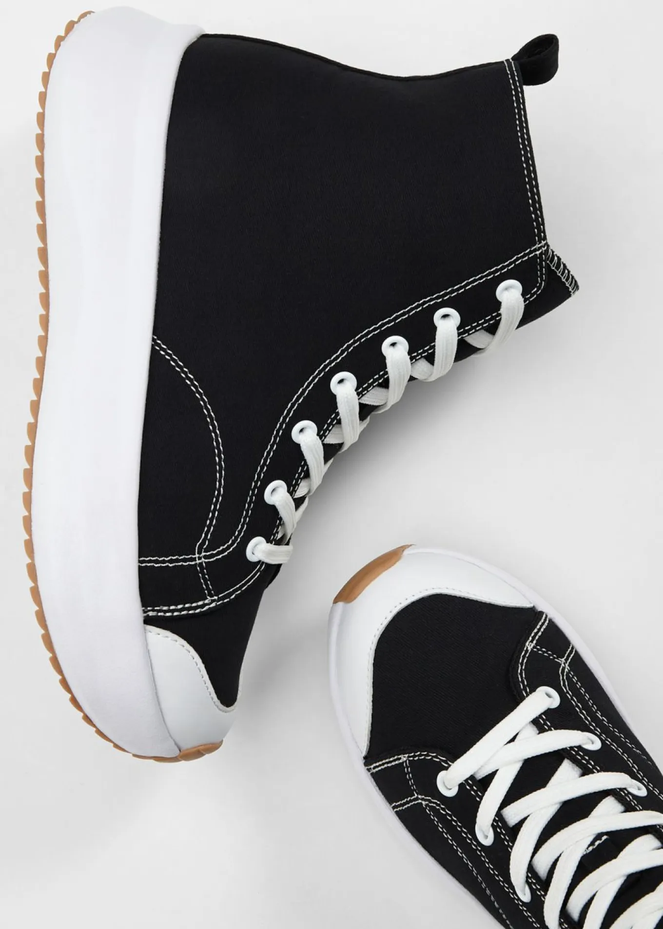 Zapatillas deportivas altas con plataforma