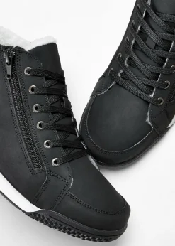 Zapatillas deportivas de caña alta con cremallera